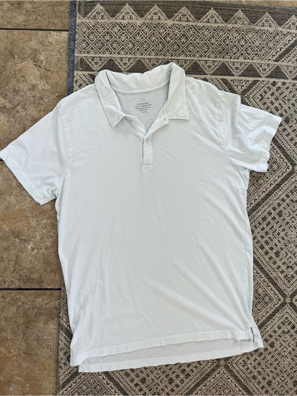 Save Khaki United Supima Cotton Polo Shirt - Classic Short Sleeve